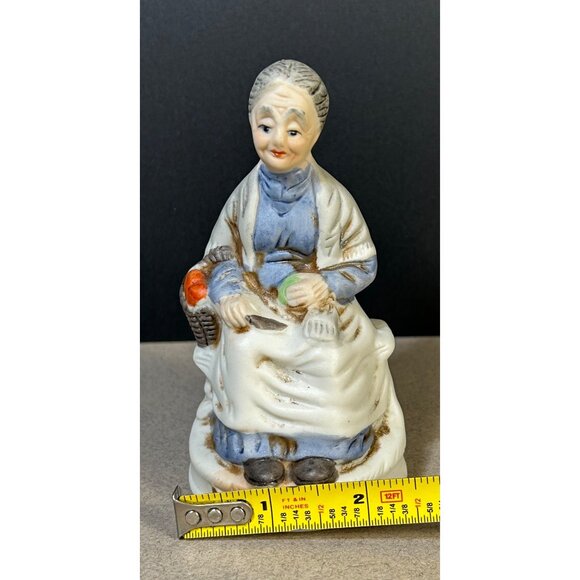 Vtg Homco Bisque Peasant Old Lady Figurines Elderly Farmers Home Decor -Set of 3 - Picture 7 of 10